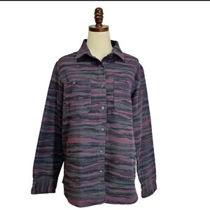 Mountain Hardwear Women Granite Peak Large Buttondown Long Sleeve Shacket Shirt
